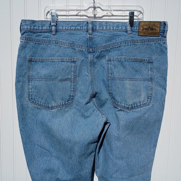 Columbia Jeans Mens 40 x 30 Blue Denim Bonehead Jean Vtg Straight Leg Casual Y2K - Picture 4 of 12